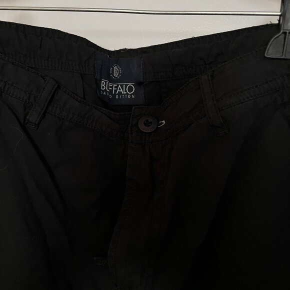 Men's Cargo shorts Black 100% cotton Excellent condition size 34 - Picture 3 of 3